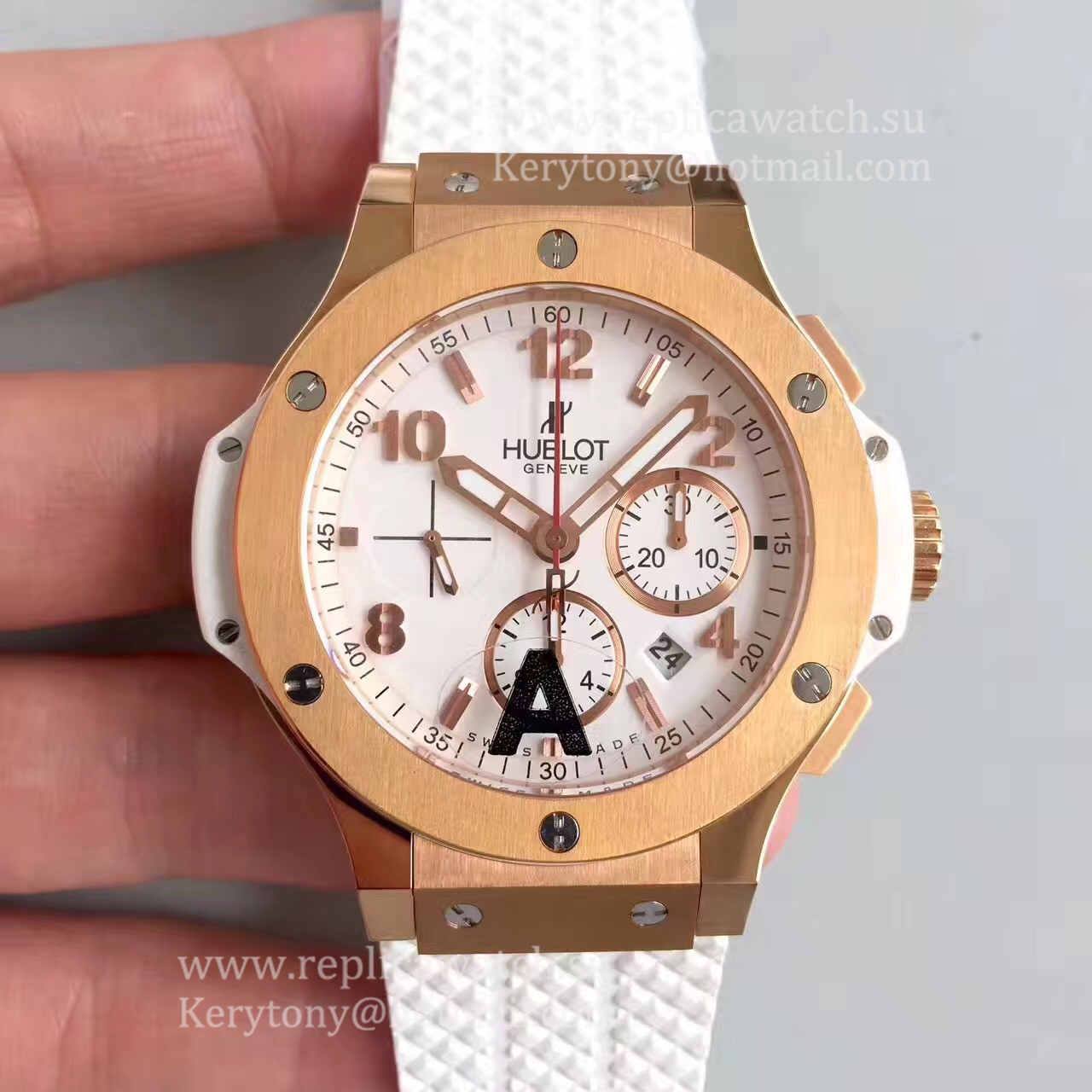 Shop Hublot Big Bang 301.PE.230.RW JF Rose Gold White Dial HUB4100