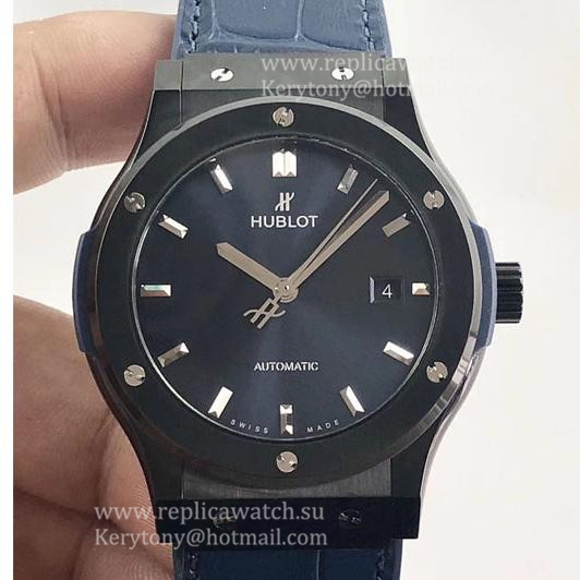 Best Price Hublot Classic Fusion Ceramic Blue 511.CM.7170.LR JJF Ceramic Blue Dial 2892