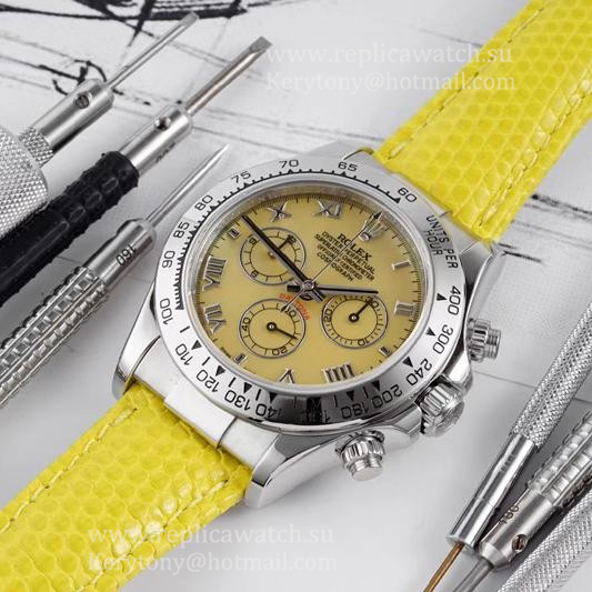 Shop R01ex Daytona 116519 TWF SS Yellow Dial 7750