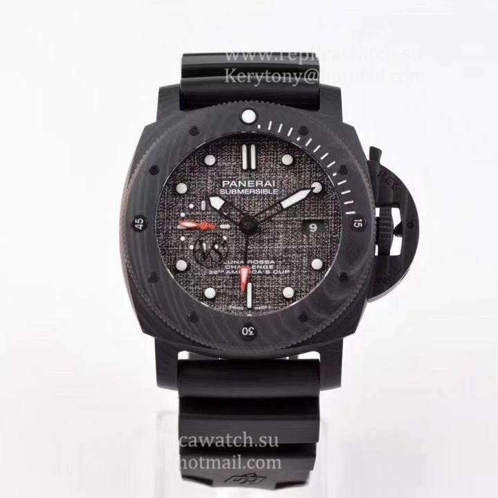 High Quality Pa*e*a1 Luminor Submersible 1950 Amagnetic 3 Days Automatic PAM389 VSF Titanium Black Dial P9000