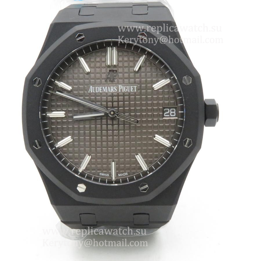Best Price Audemars P1g*et Royal Oak 15500 41mm ZF PVD Grey Dial 4302 V2 (Free Box)