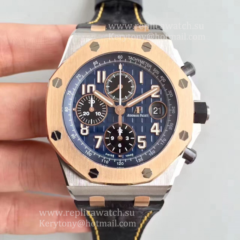 Best Price Audemars P1g*et Royal Oak Offshore 26471SR.OO.D101CR.01 JF V2 SS Blue Dial 3126
