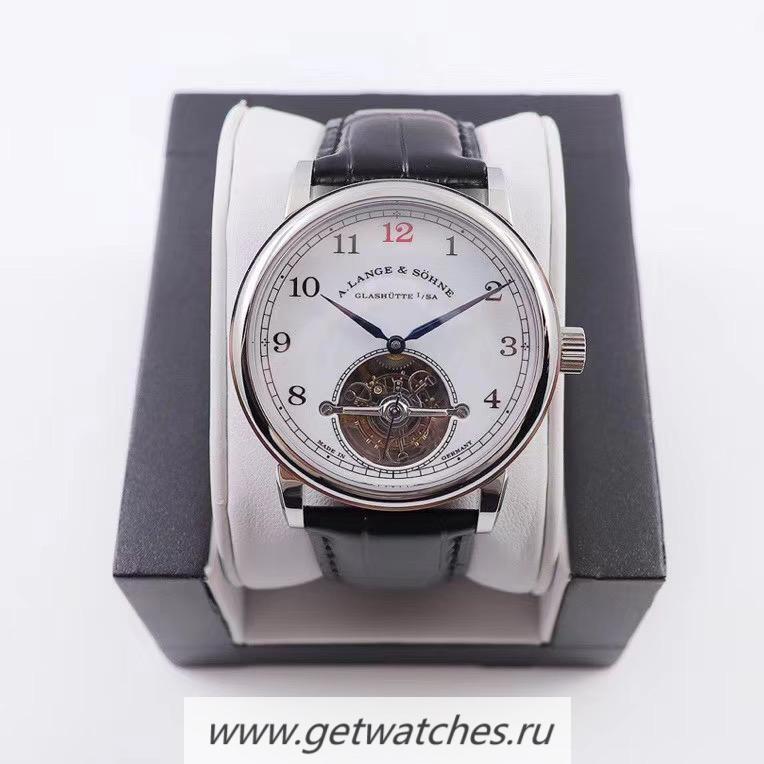 Perfect Replica A. Lange & Sohne 1868 Tourbillon GF SS White Dial L102.1