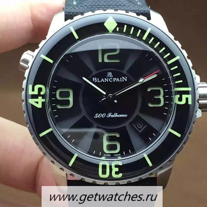 High Quality Blancpain 500 Fathoms Titanium Black Dial M9015