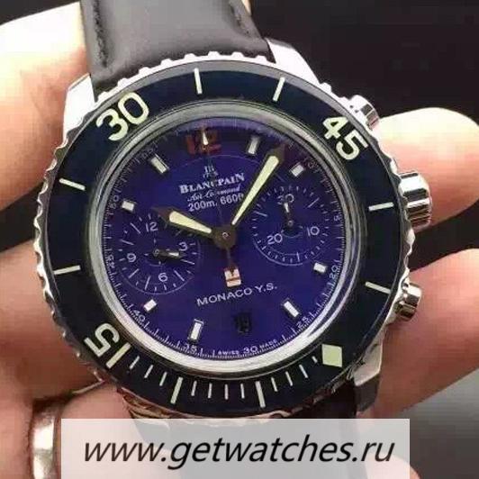 NEW Replica Blancpain Air Command Monaco YS SS Blue Dial 7750
