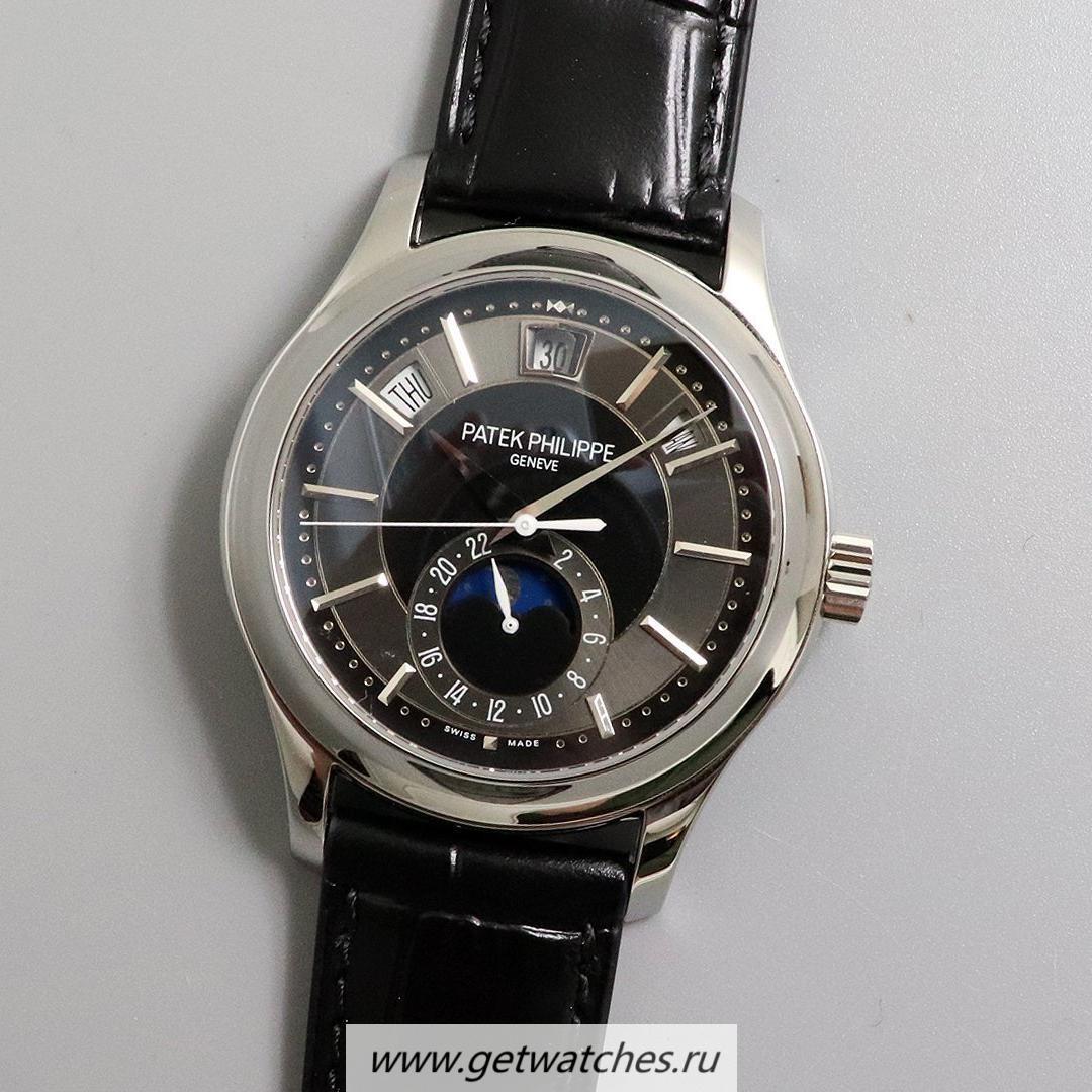 Perfect Replica Pat*k Phi1i*pe Annual Calendar 5205 GRF V2 SS Black Dial 324