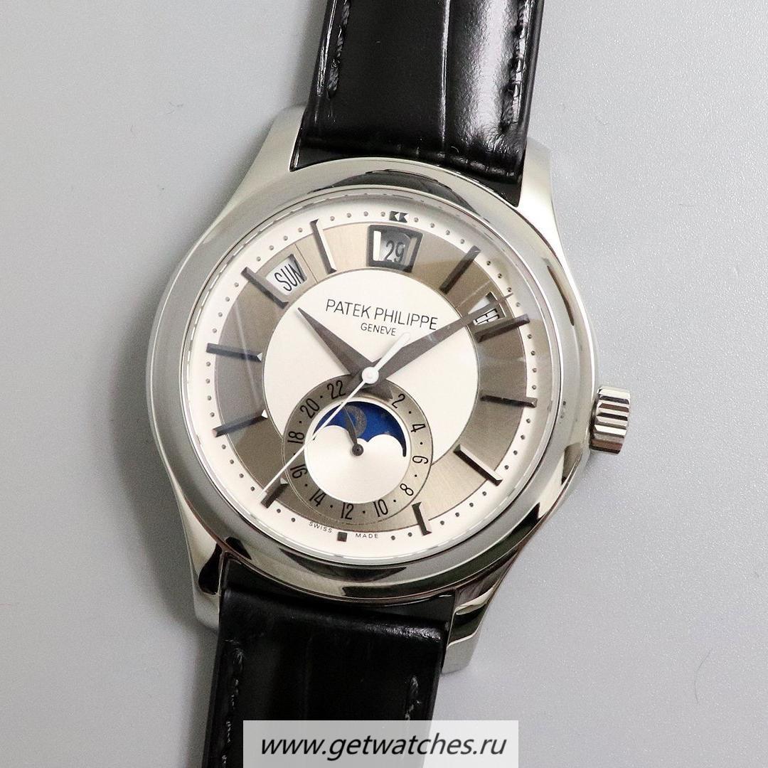 Copy Pat*k Phi1i*pe Annual Calendar 5205 GRF V2 SS White Dial 324