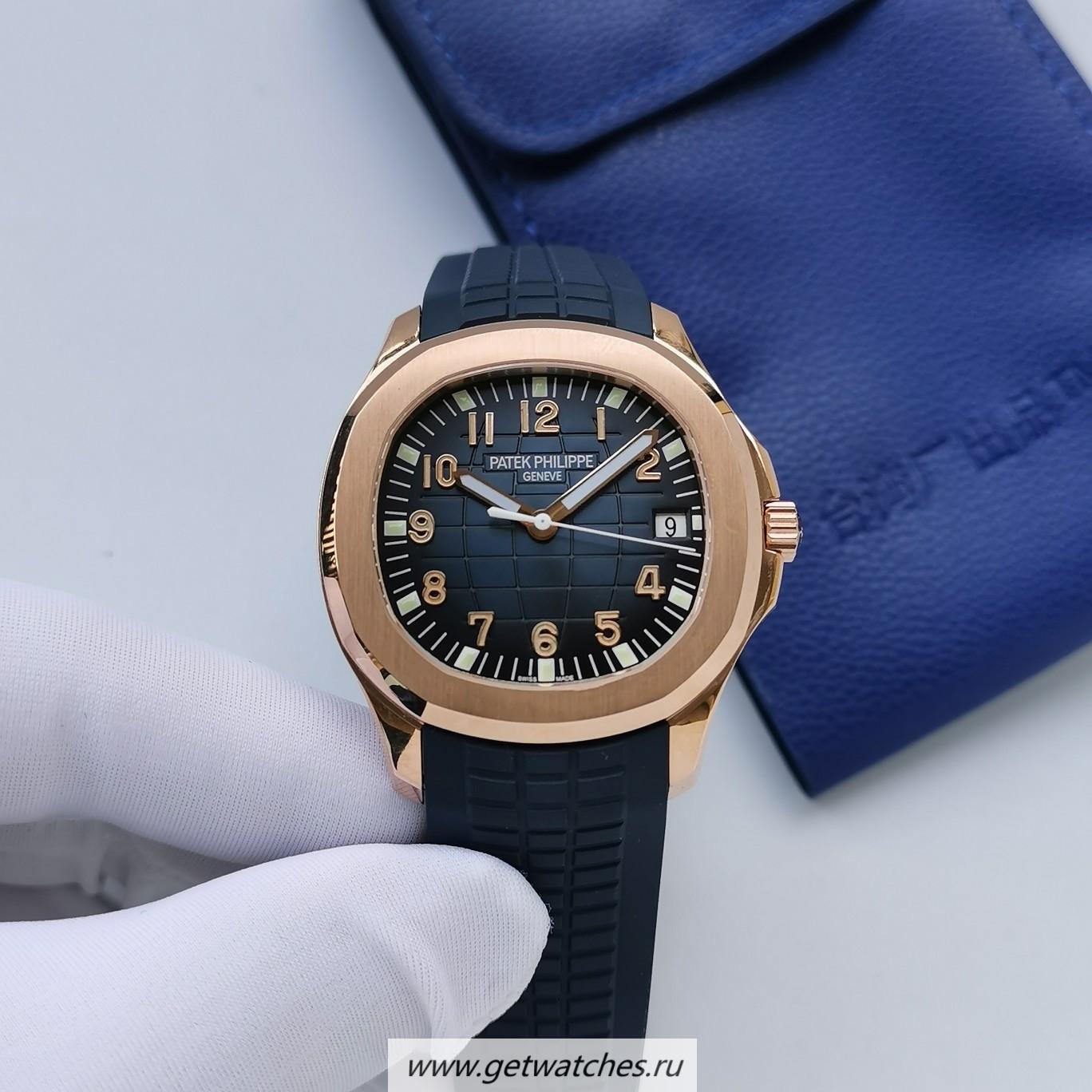 Fake Pat*k Phi1i*pe Aquanaut 5167 3KF Rose Gold Blue Dial 324SC