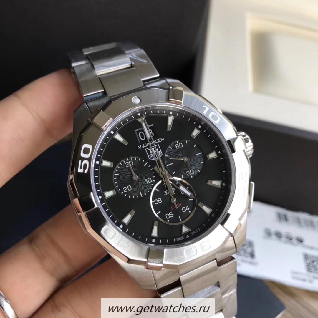 Best Price Tag Heuer Aquaracer 500M Calibre 5 SS Gray Dial Calibre 5