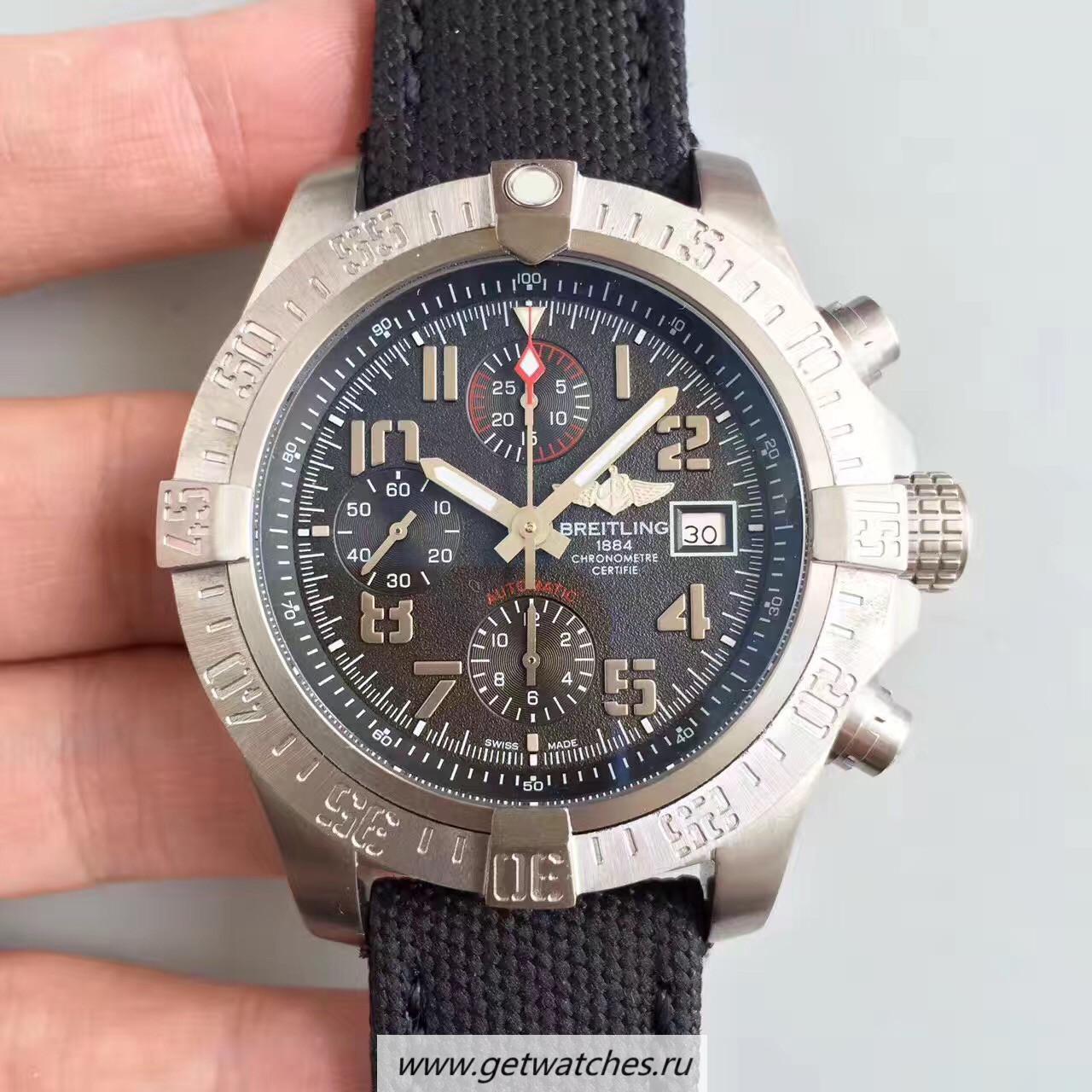 Perfect Replica Breitling Avenger Bandit E1338310/M534/253S/E20DSA.2 GF Titanium Black Dial 7750