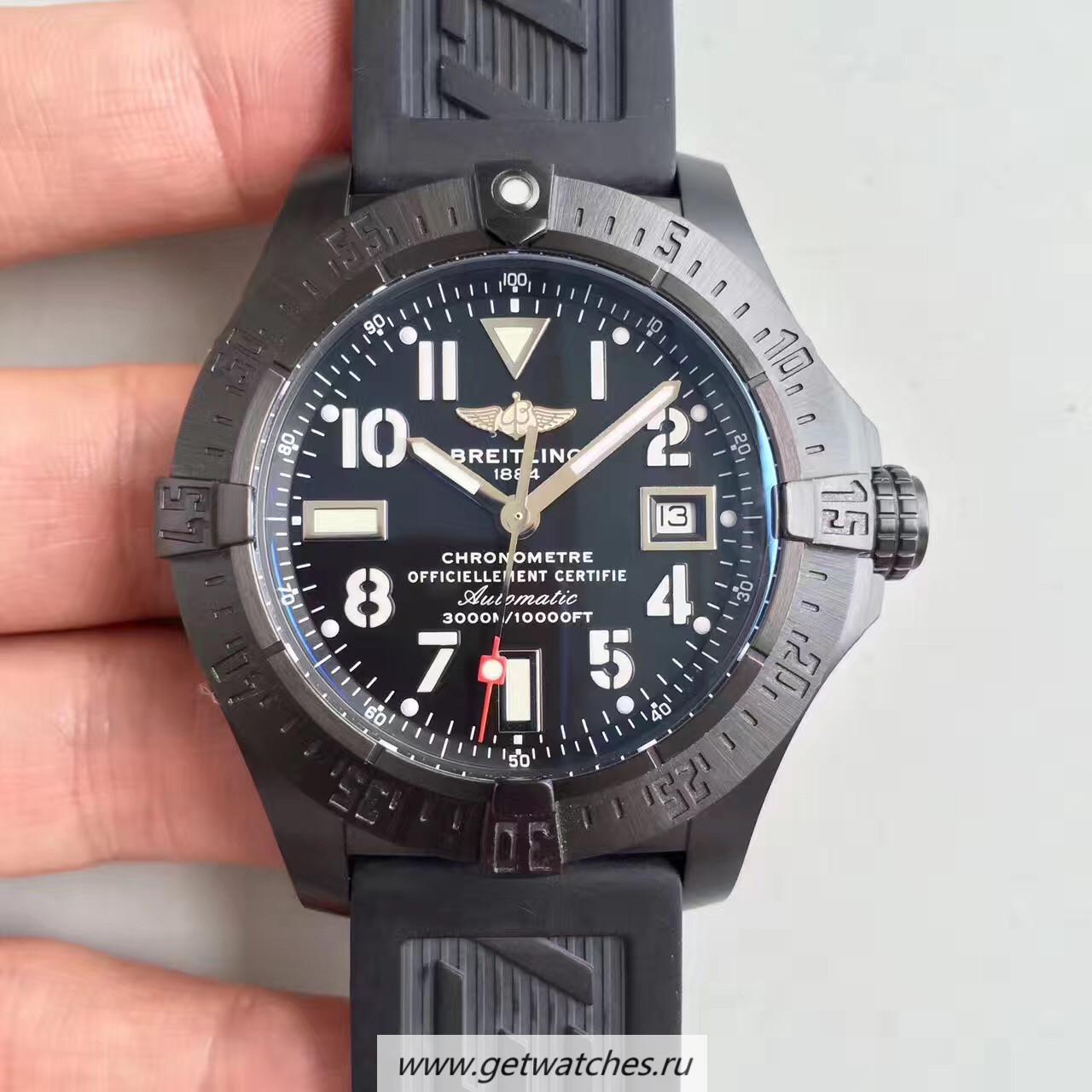 NEW Replica Breitling Avenger II Seawolf A1733110/I519/152S/A20SS.1 Limited Edition PVD Black Dial 2836