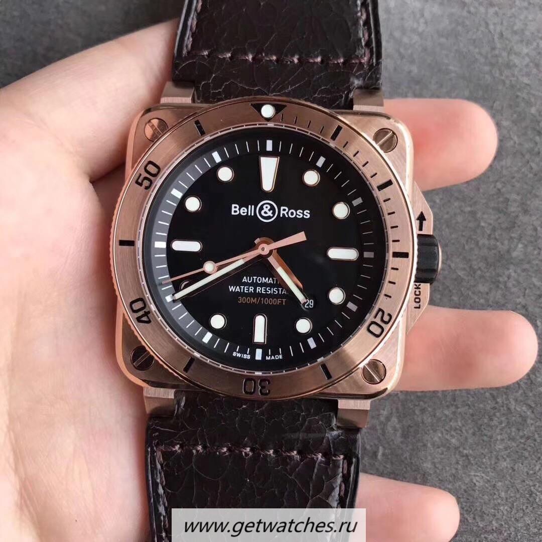 Shop Bell & Ross BR 03-92 Diver Noob Factory Bronze Black Dial M9015