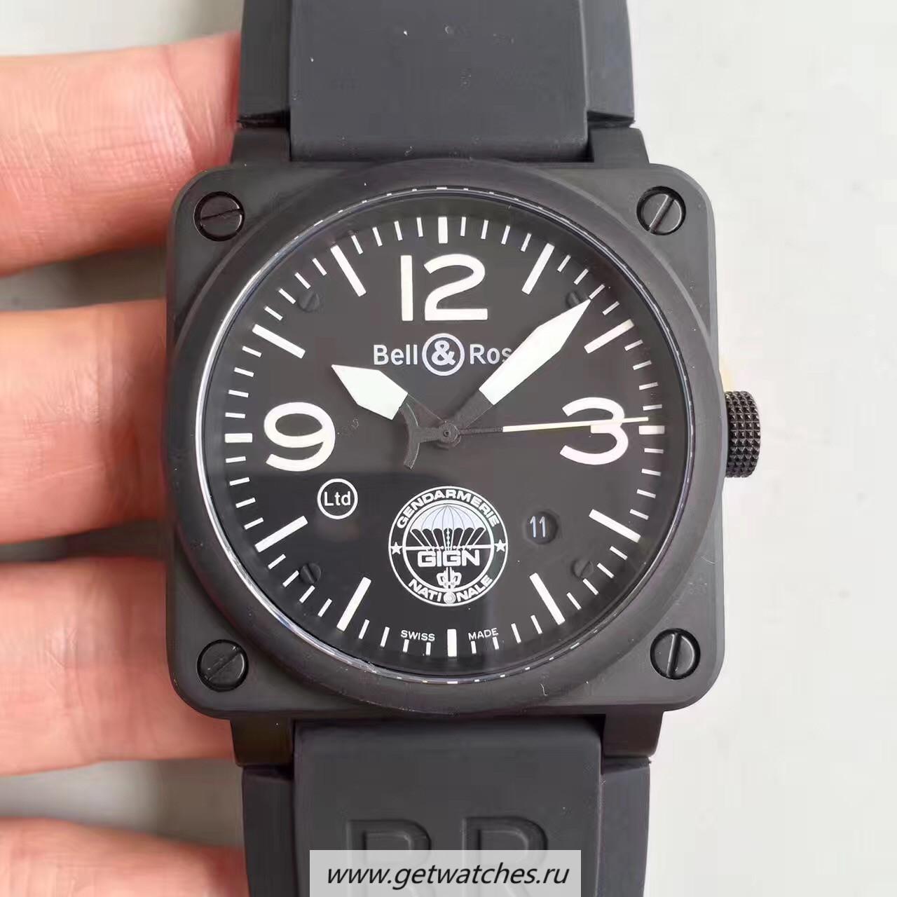 Best Price Bell & Ross BR 03-92 GIGN ZF PVD Black Dial M9015