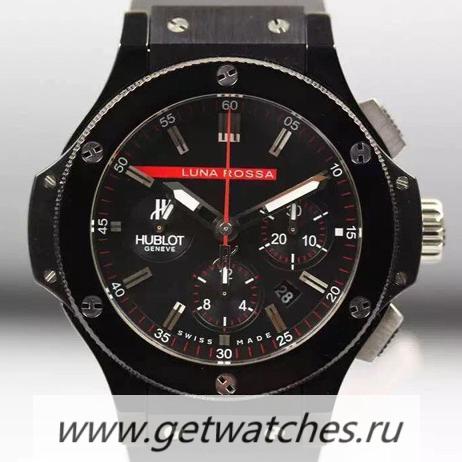 Replica Hublot Big Bang Luna Rossa PVD Carbon Fiber Dial 7750