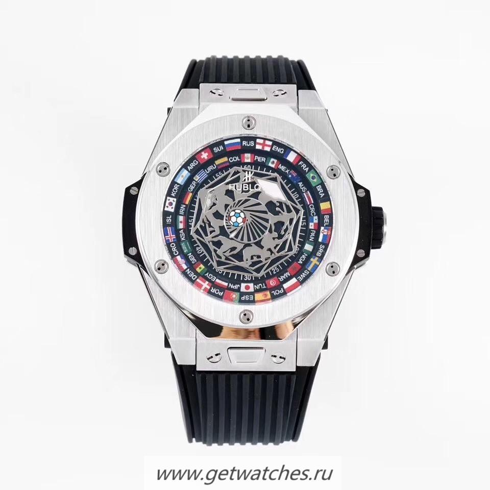 High Quality Hublot Big Bang Sang Bleu Limited Edition HBF Titanium Banners & Silver Dial HUB1213 UNICO Manufacture