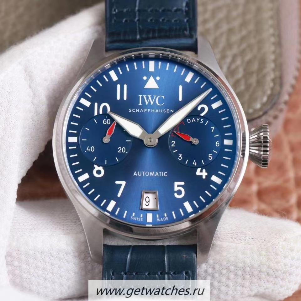Copy IWC Big Pilot Boutique London IW502003 ZF SS Blue Dial 52010