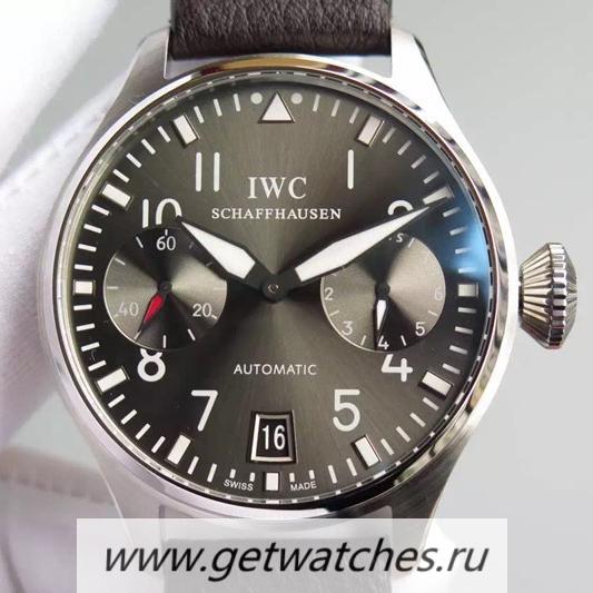 Perfect Replica IWC Big Pilot IW500910 Power Reserve SS Gray Dial 521111