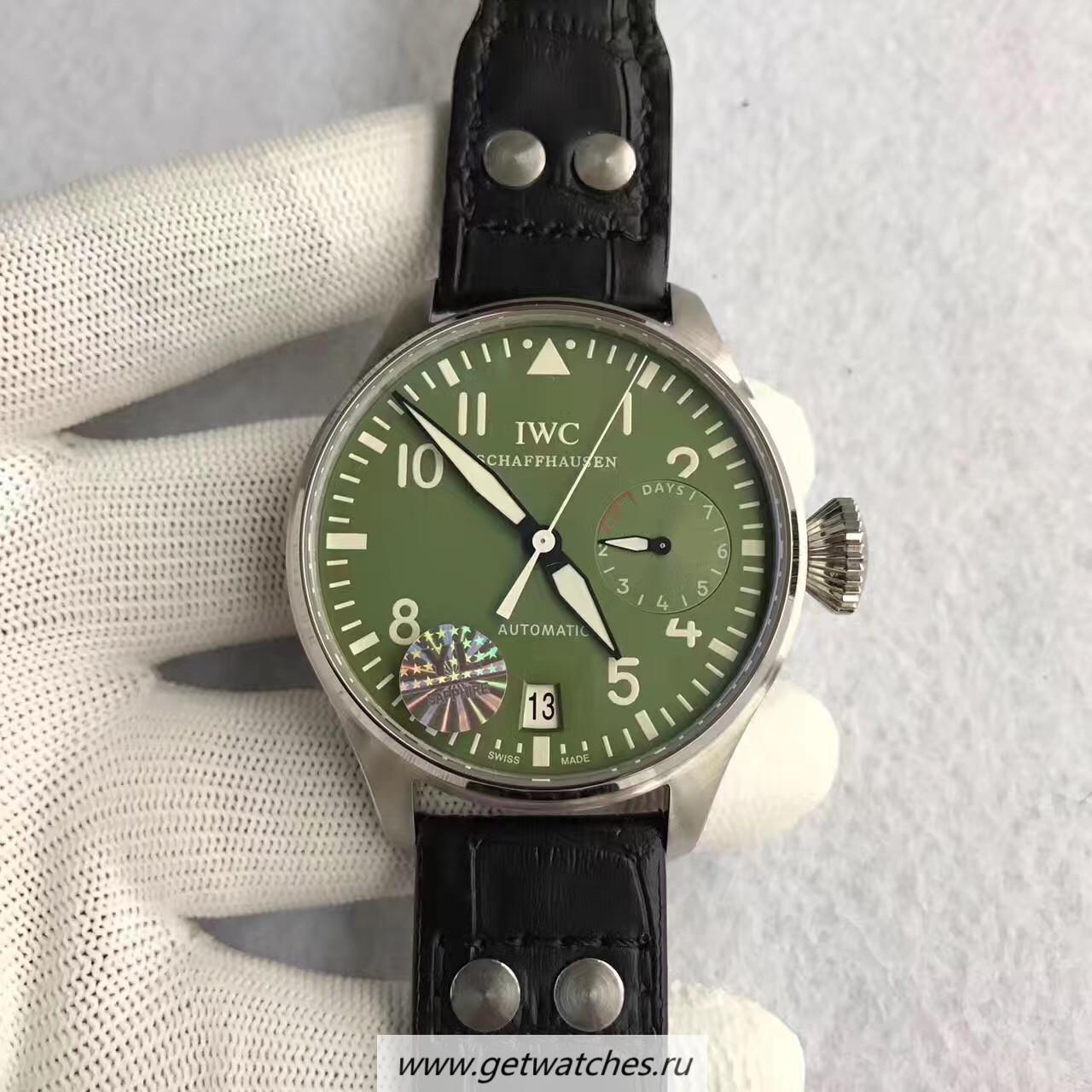 Copy IWC Big Pilot Zeeg & Cerlati IW500407 YLF SS Green Dial 51111