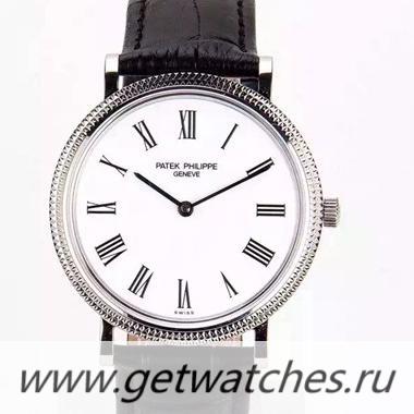 Perfect Replica Pat*k Phi1i*pe Calatrava 5120G SS White Dial PPF 240