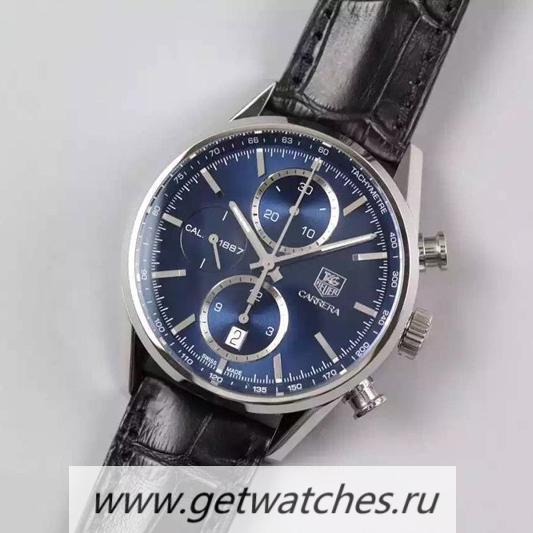 Shop Tag Heuer Carrera Heuer 01 XF SS Black Dial 1887