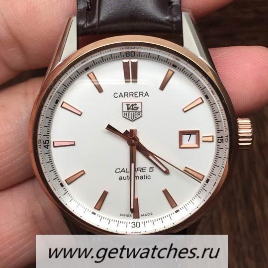 Replica Tag Heuer Carrera Calibre 1887 SS Black Dial 1887