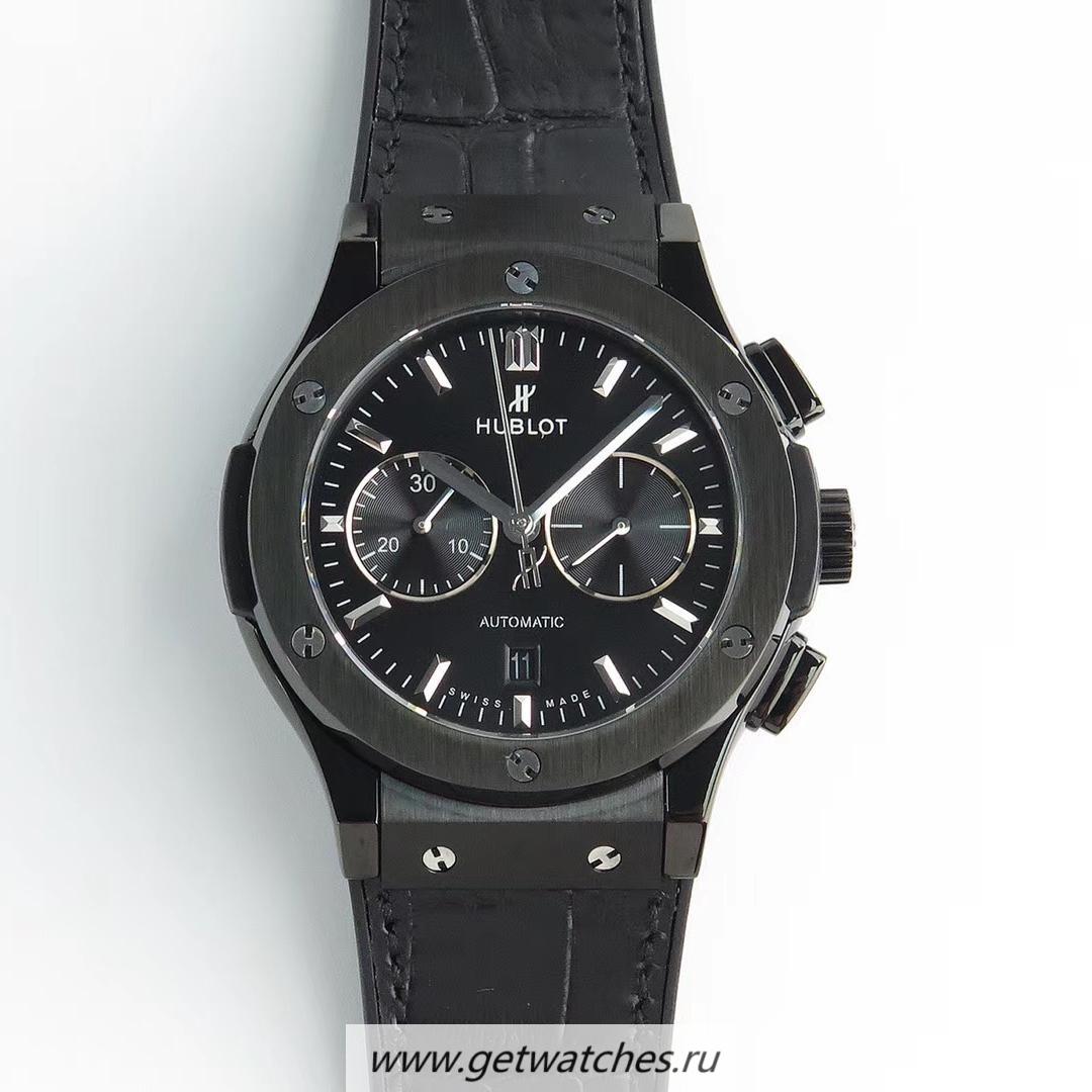 NEW Replica Hublot Classic Fusion Chrono King HBF PVD Black Dial 7750