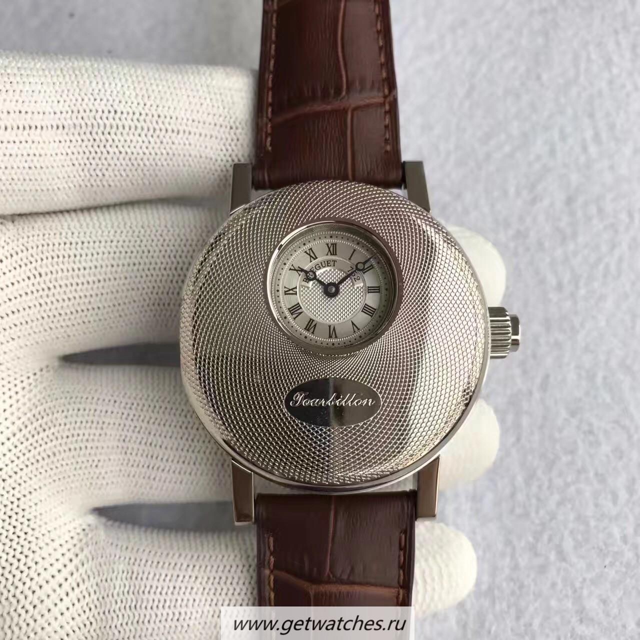 Fake Breguet Classique Complications Tourbillon 1801BB/12/2W6 BMF SS Silver Dial Tourbillon