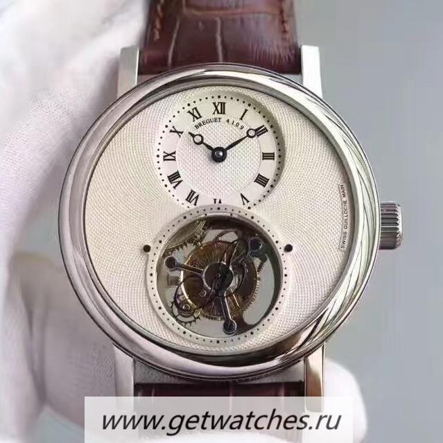 Replica Breguet Classique Complications Tourbillon 5357PT/12/9V6 AXF SS White Dial Tourbillon