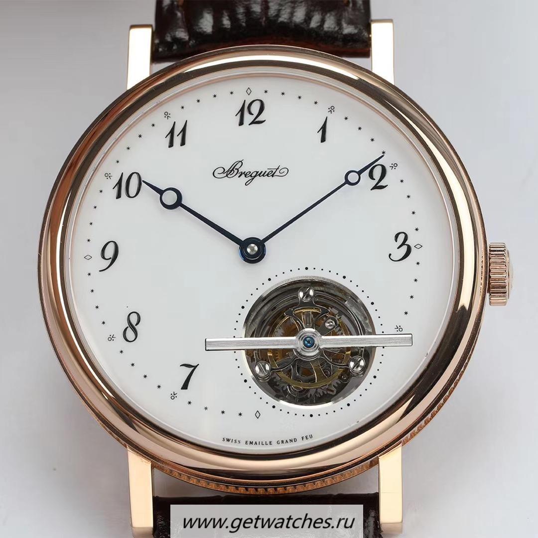 Replica Breguet Classique Complications Tourbillon 5367BR R8F Rose Gold White Dial Cal 581