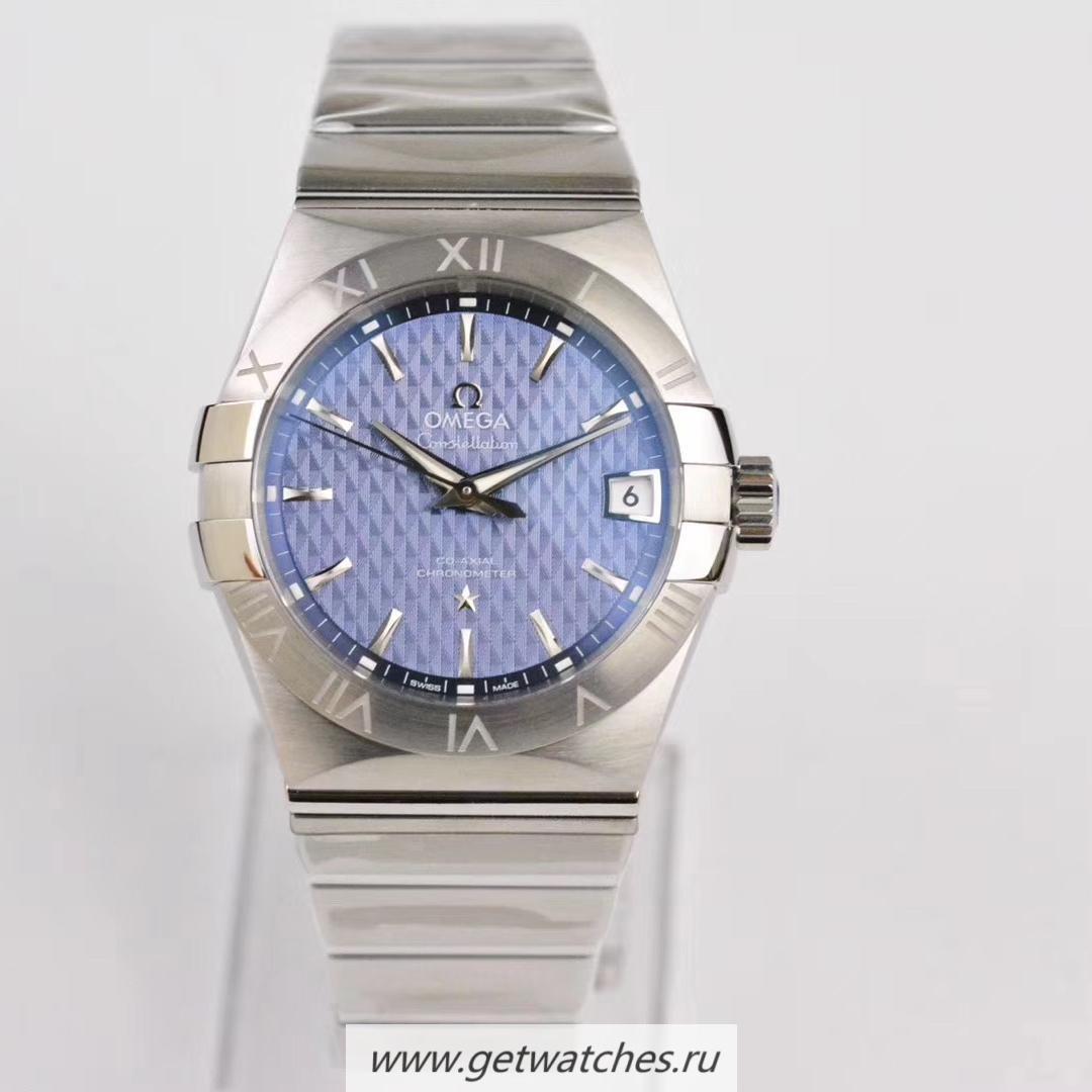 Perfect Replica 0me*ga Speedmaster Moonwatch Anniversary Silver Snoopy SS Blue Dial 9300