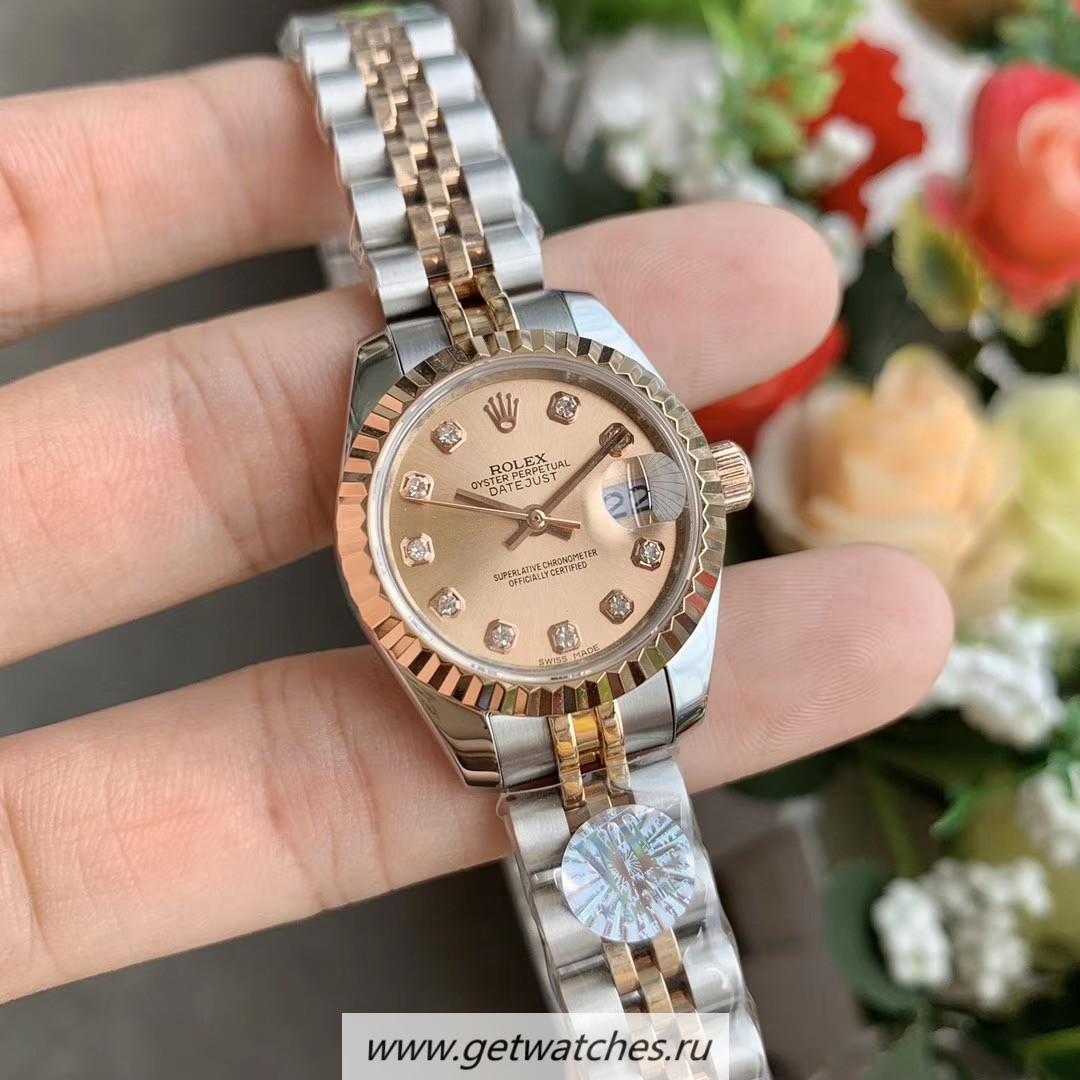 Shop R01ex Datejust 28mm 279171 Ladies WF SS & Rose Gold Gold Dial 2671