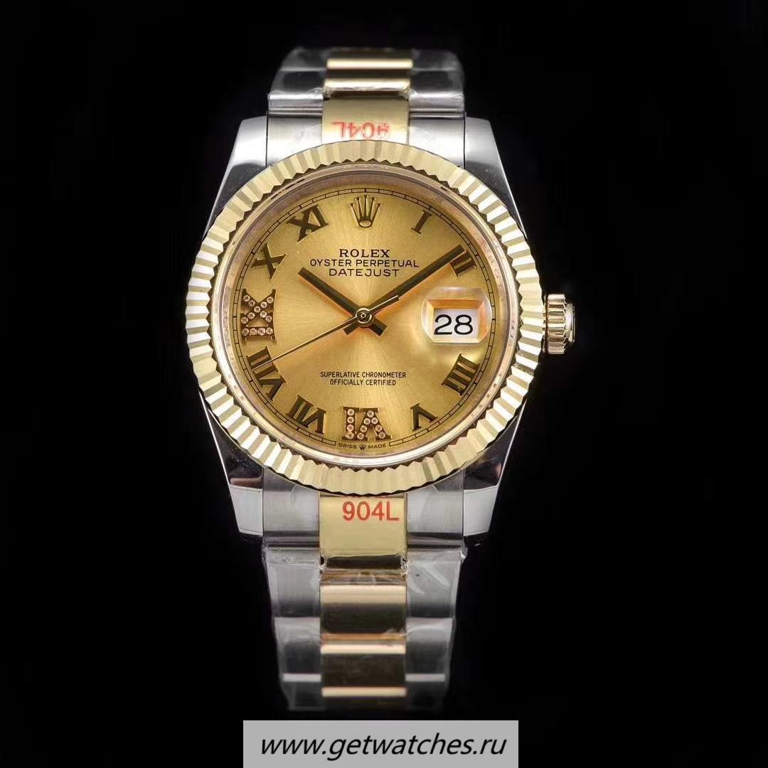 Best Price R01ex Datejust 36 126233 GMF SS 904L & 18K Yellow Gold Wrapped Gold Dial 2836