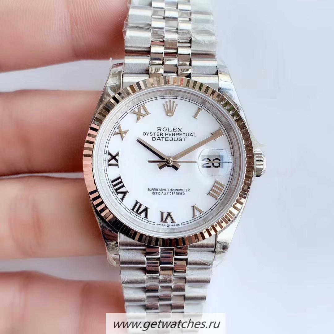 Copy R01ex Datejust 36 126234 EWF SS 904L White Dial 3235
