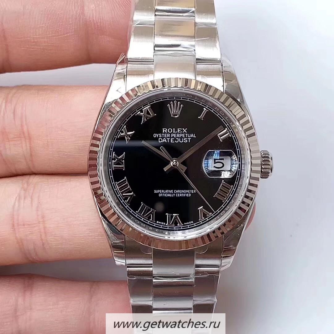 Shop R01ex Datejust 36 126234 EWF SS Black Dial 3235