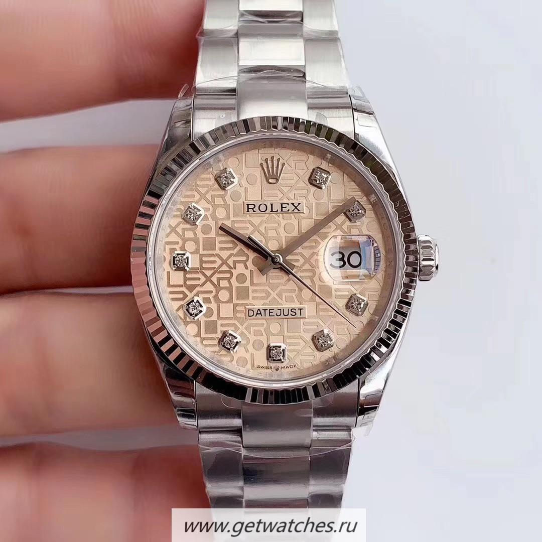 Perfect Replica R01ex Datejust 36 126234 EWF SS Orange Dial 3235
