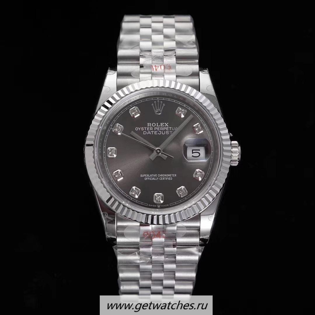 Replica R01ex Datejust 36 126234 GMF SS 904L Anthracite Dial 3235