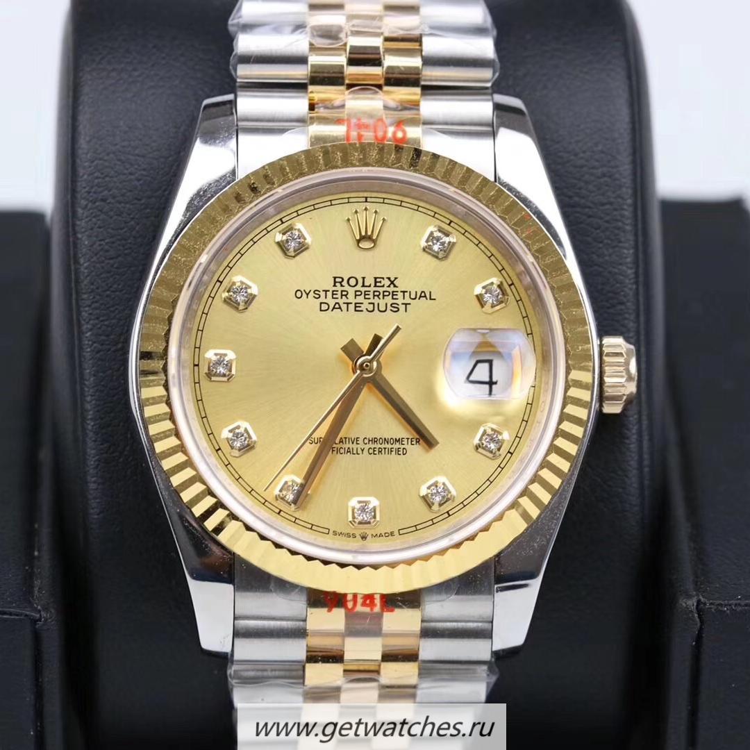 Replica R01ex Datejust 36mm 116233 GMF SS 904L & Yellow Gold Champagne Dial 2824