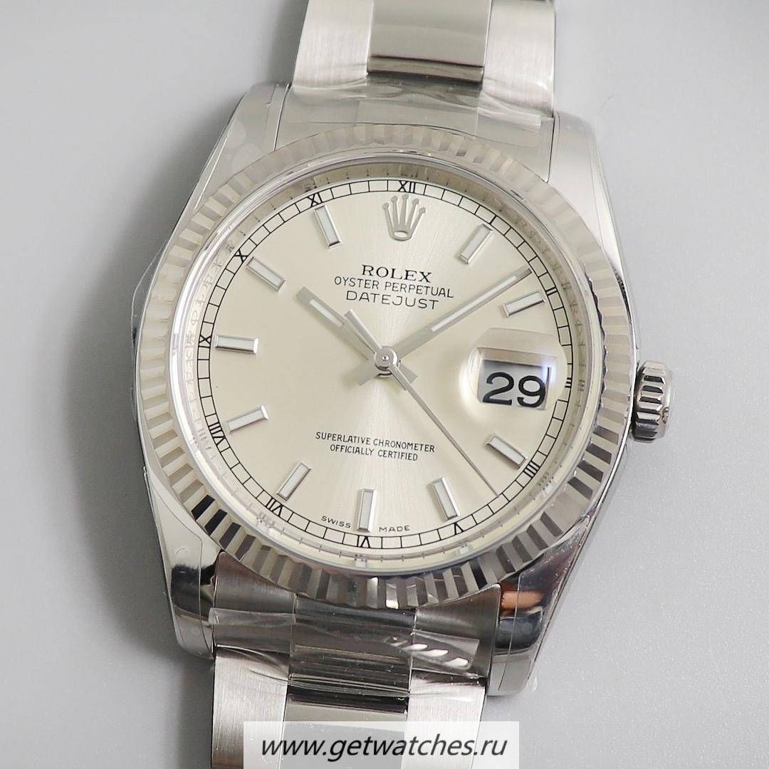 NEW Replica R01ex Datejust 36mm 116234 ARF V3 SS 904L Silver Dial 3135