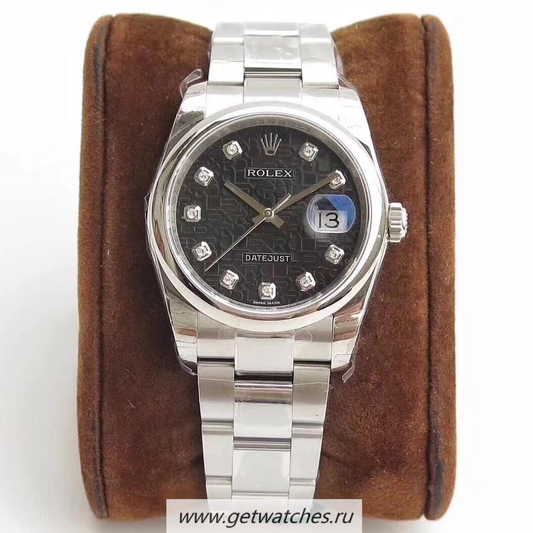 NEW Replica R01ex Datejust 36mm 116234 DJF SS 904L Black Anniversary Jubilee Dial 3135