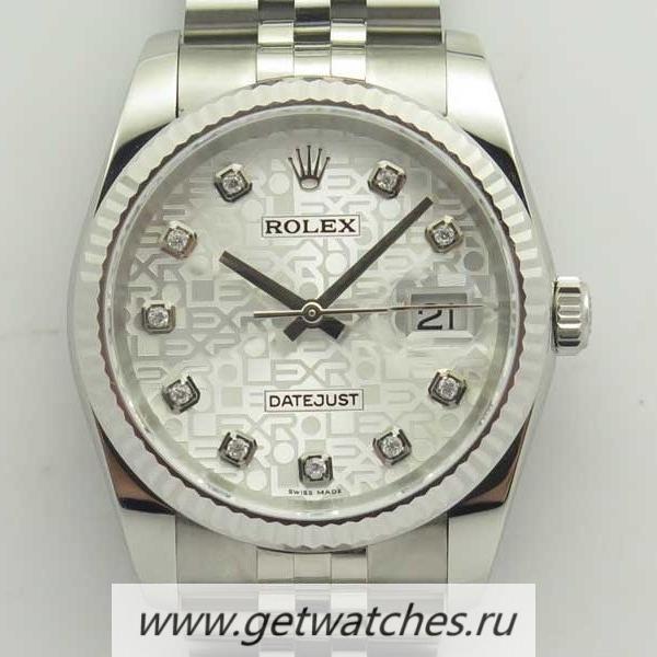 Best Price R01ex Datejust 36mm 116234 DJF V2 SS Silver Anniversary Jubilee Dial 3135