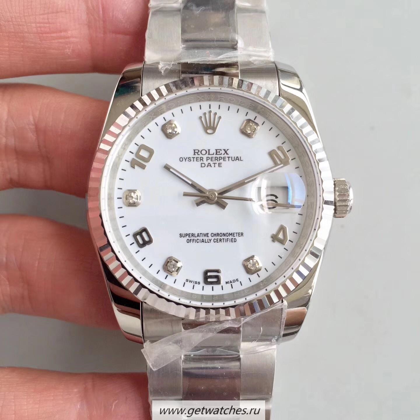 Shop R01ex Datejust 36mm 116234 MITF SS 904L White Dial 3135