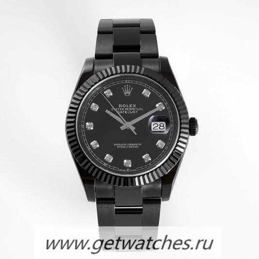 High Quality R01ex Datejust 41 126334 Blaken VRF PVD SS 904L Black Dial & D1am0nd 3235