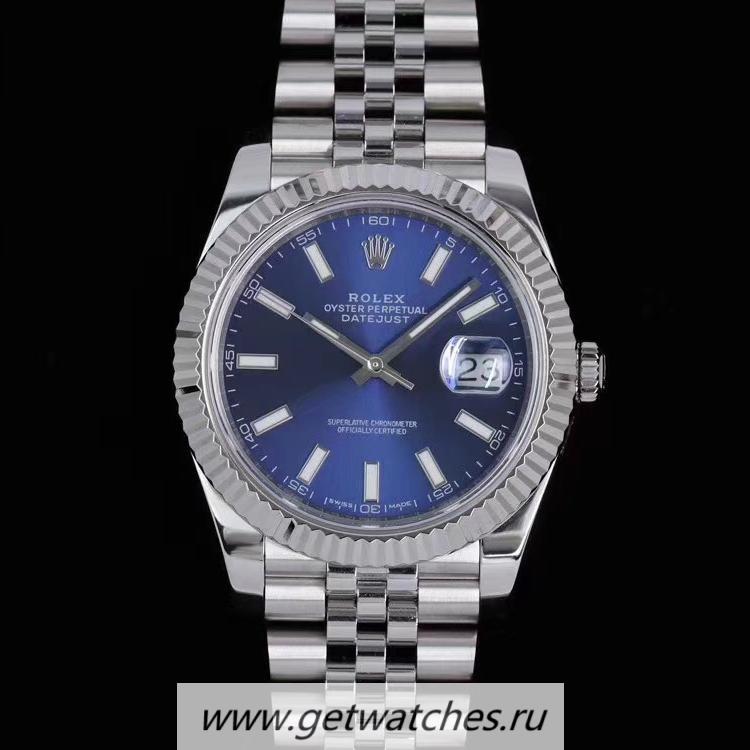 Replica R01ex Datejust 41 126334 Noob Factory SS 904L Blue Dial 3235