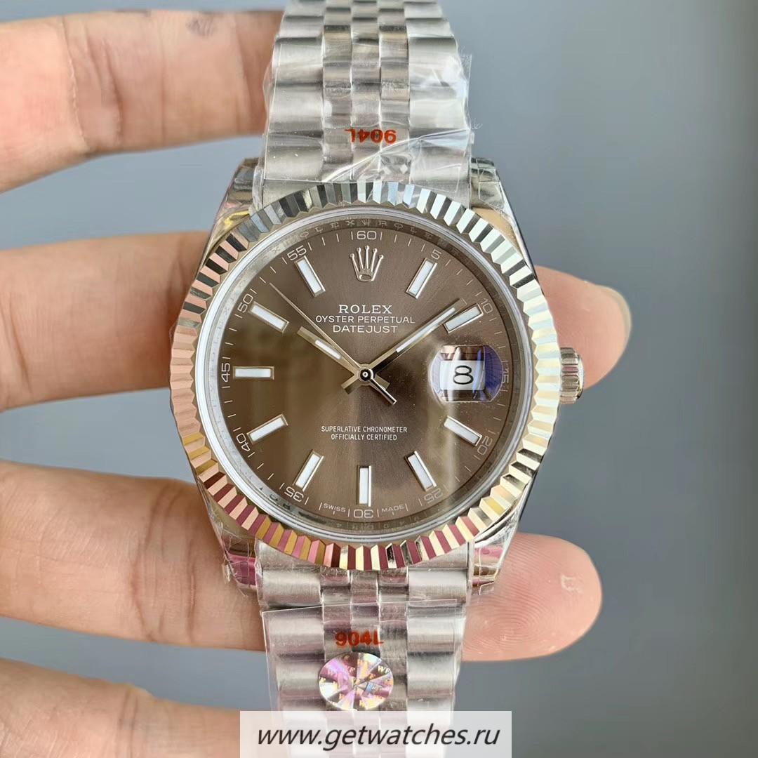 Replica R01ex Datejust 41 126334 WF SS 904L Anthracite Dial 3235