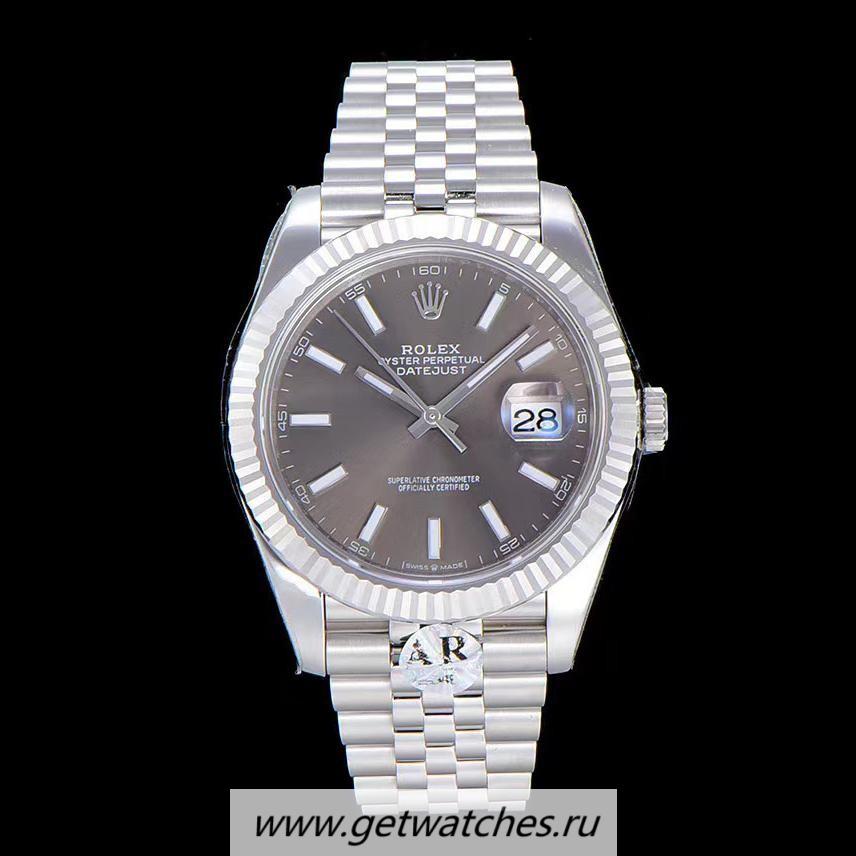 Fake R01ex Datejust 41mm 126334 ARF V3 SS 904L Anthracite Dial 2824
