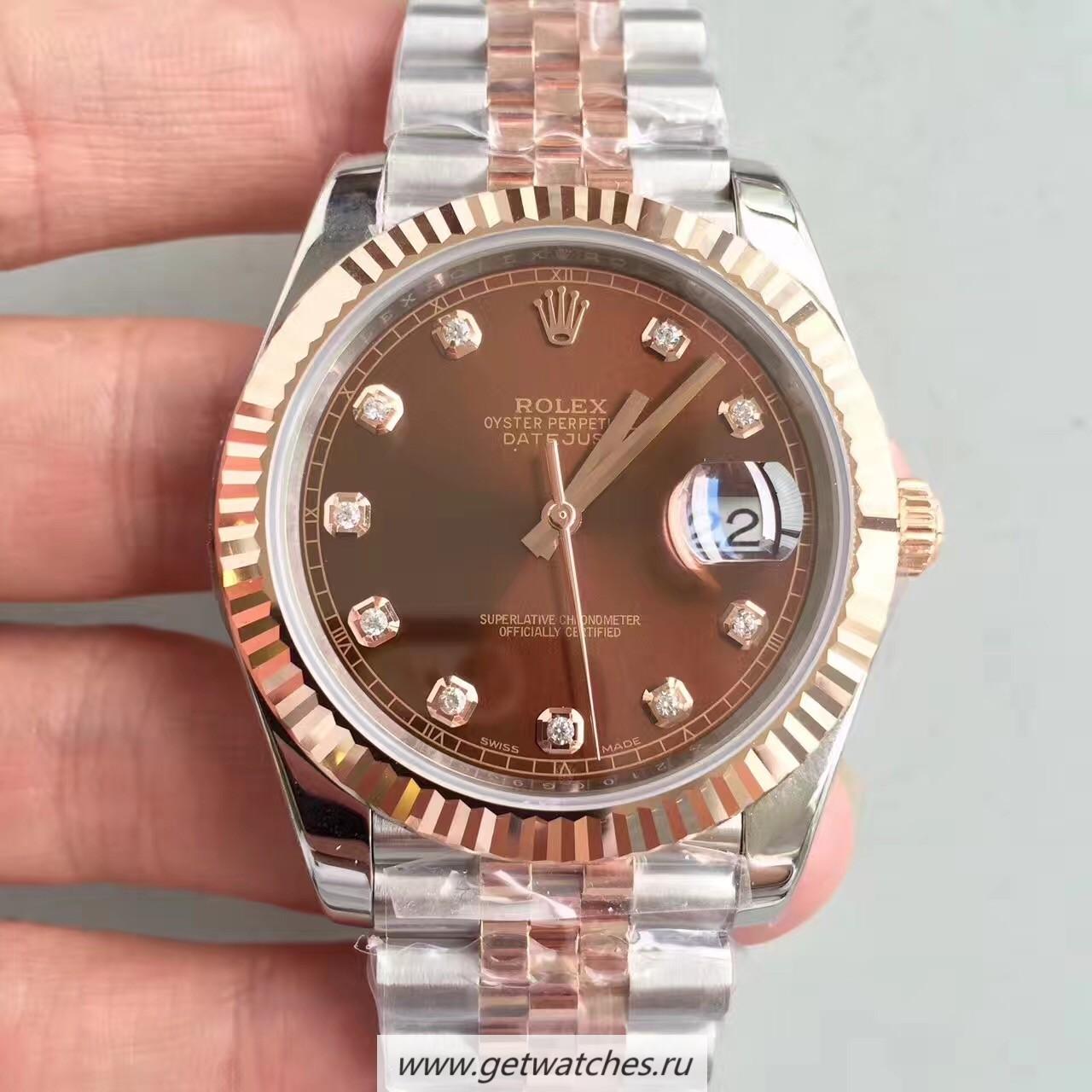 NEW Replica R01ex Datejust II 126331 41mm Noob Factory SS & 18K Rose Gold Wrapped Chocolate Dial 3235