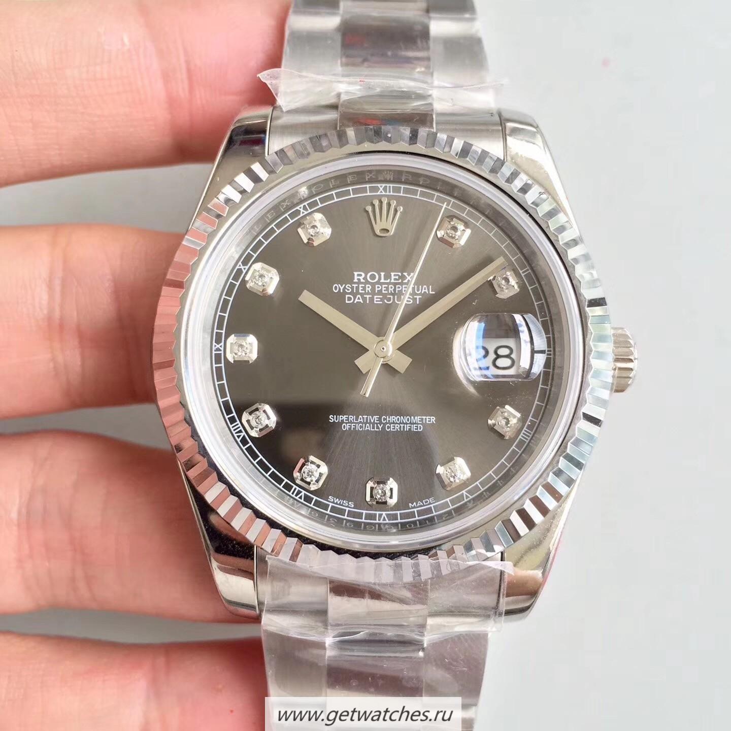Replica R01ex Datejust II 126334 41mm Noob Factory SS Anthracite Dial 3235