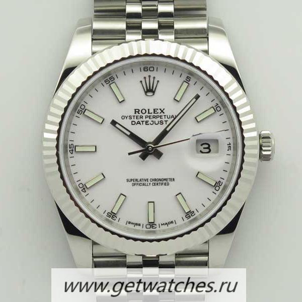 Fake R01ex Datejust II 126334 41mm Noob Factory SS White Dial 3235