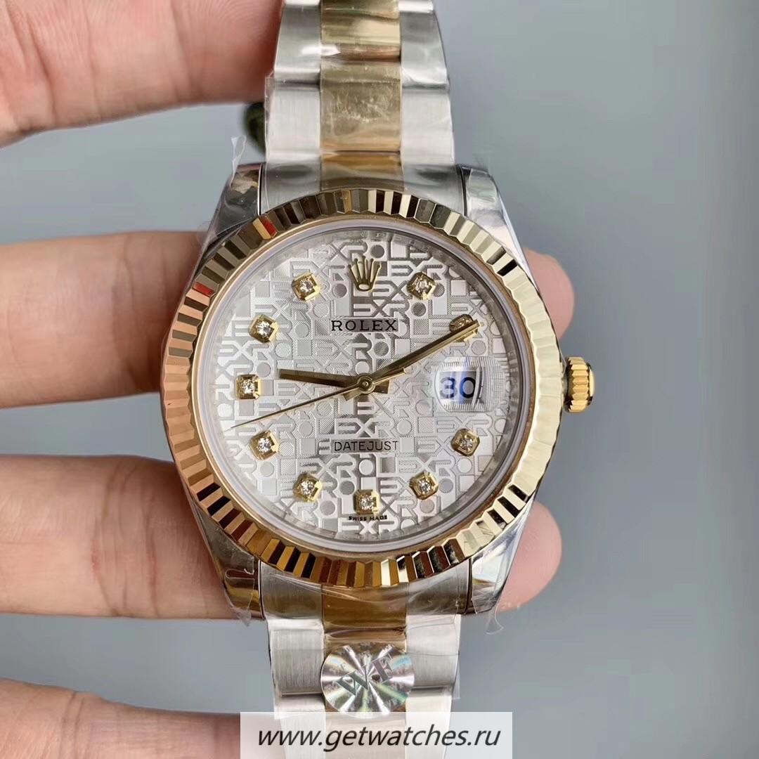 Shop R01ex Datejust II 41mm 126333 WF SS 904L & 18K Yellow Gold Wrapped Rhodium Dial 3135