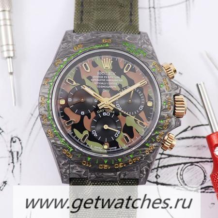 Shop R01ex Daytona DIW WWF V2 Forged Carbon Camouflage Dial 7750